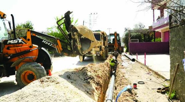 Hadırlı Mahallesi'ne içme suyu hattı