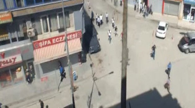 Hakkari'de panik anları!