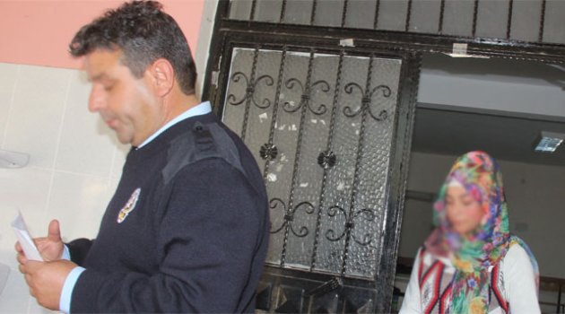 Hamile eşe "düğme" dayağı
