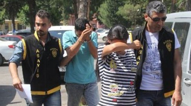 Hamile kadın kocasıyla kuyumcu soydu