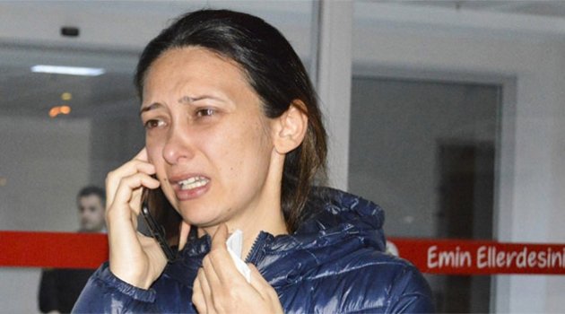 Hamile kadını darp etti tahliye edildi