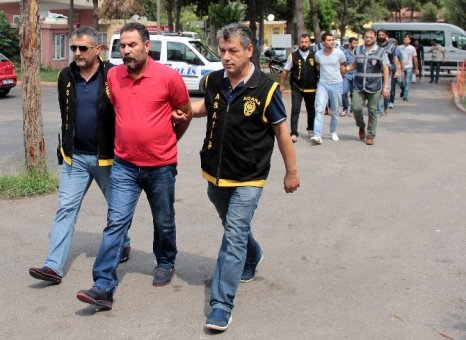 Haraç kavgasında polisi şehit eden zanlılar adliyeye sevk edildi