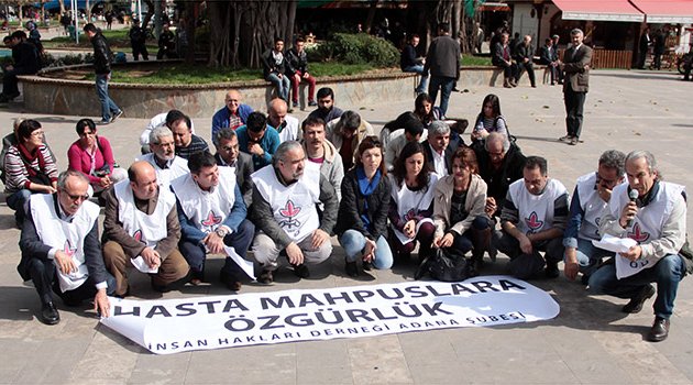 Hasta mahpuslara özgürlük eylemi