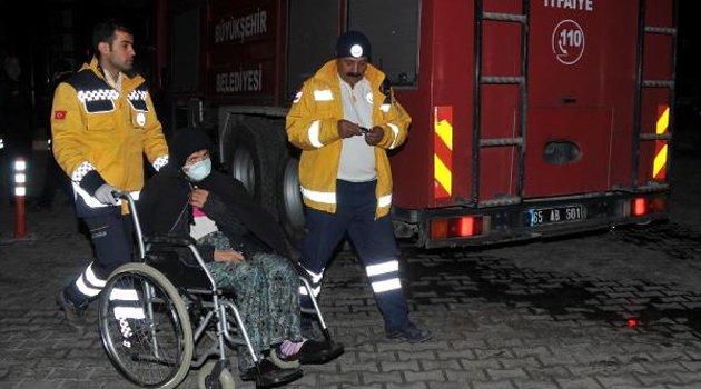 Hastanede yangın paniği
