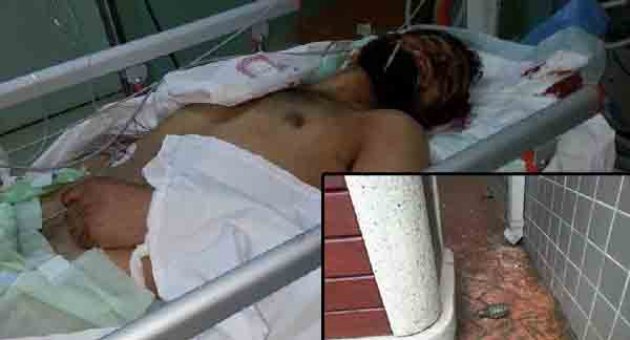 Hastaneye getirilen Suriyelinin cebinden el bombası çıktı