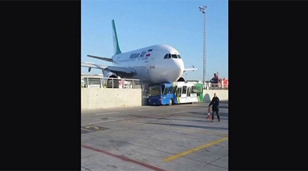Havalimanında faciadan dönüldü!