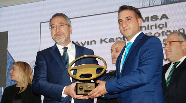 Hayat kurtaran şoföre ödül
