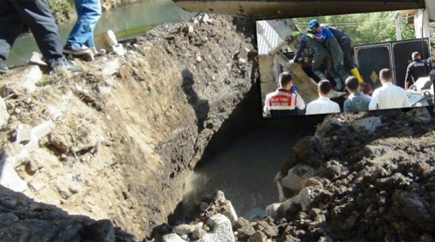 İçme suyu borusuna düşen işçinin cesedi bulundu