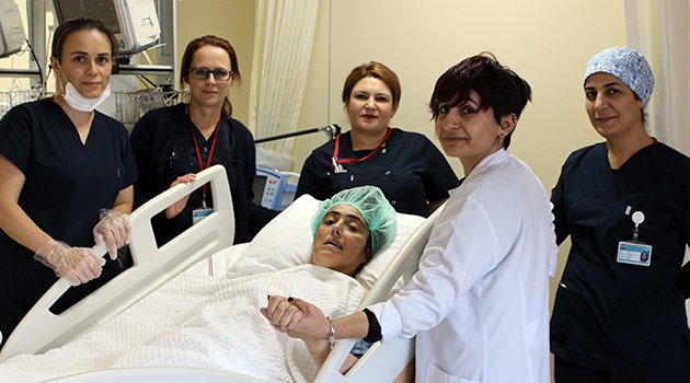İnme Merkezinin ilk hastası hayata tutundu