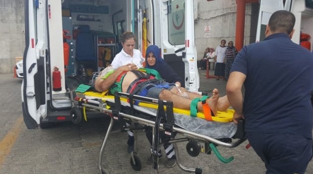 İnşaattan düşen işçi yaralandı