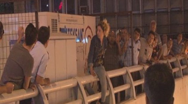 İntihar etmek isteyen genç kadın bayıldı