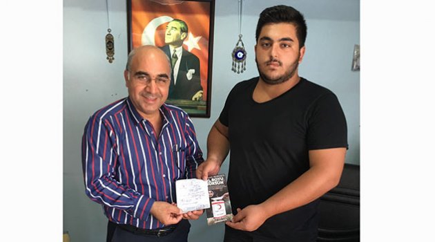 İşadamı Özbingül  kurbanını Kızılay’a bağışladı