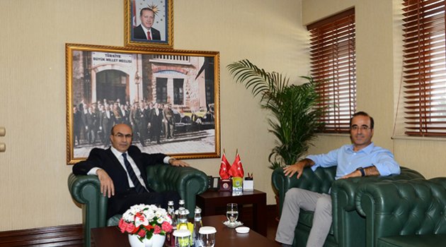 İSKEN Genel Müdürü Sırrı Uyanık’tan Vali Demirtaş’a ziyaret