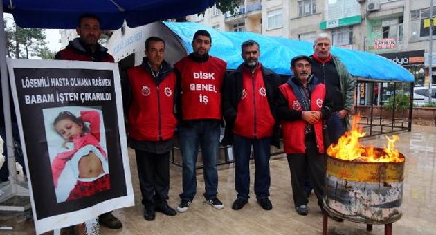 İşten atılan işçilerin direnişi