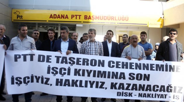 İşten çıkarılan taşeron işçiler eylem yaptı