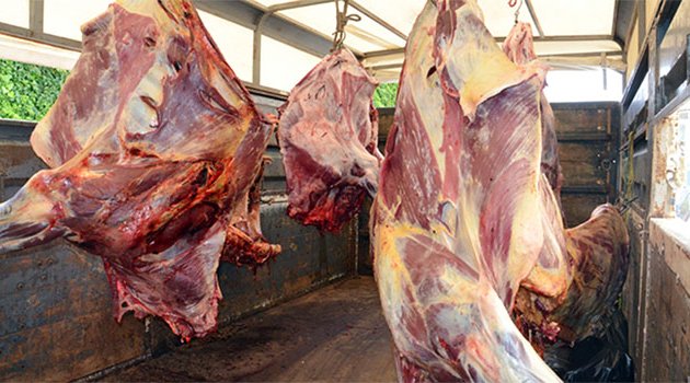 Kaçak et operasyonunda tam 43 ton kaçak et ele geçirildi