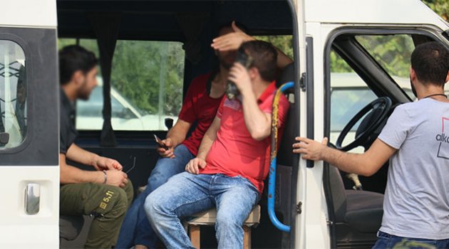 Kaçak göçmen sanıldılar Suriyeli işçi çıktılar