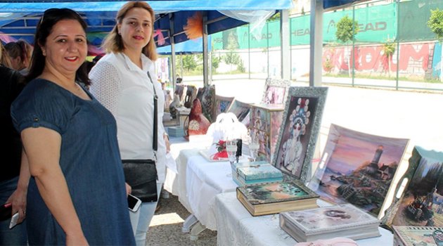 Kadınların el emeği göz nuru sergisi