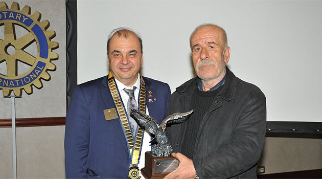 Kalay ustasına Meslek Hizmet Ödülü