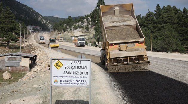 Karaisalı-Kızıldağ yolunda son rötuşlar