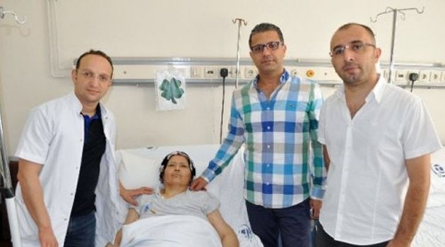 Karnından basket topu büyüklüğünde tümör çıktı