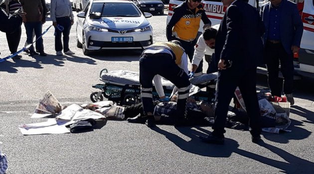 Karşıdan karşıya geçmek isteyen yaşlı adam canından oldu