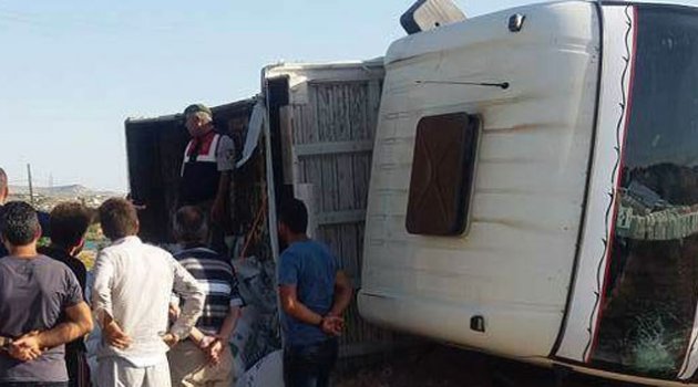 Kaza yapan kamyondan 573 kilo esrar ele geçirildi