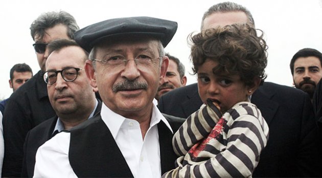Kılıçdaroğlu kasket takıp çapa yaptı