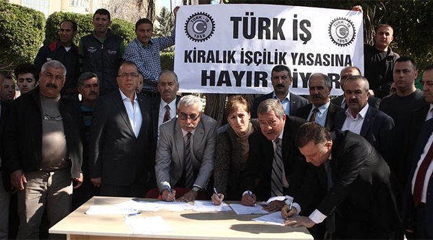 Kiralık işçi yasasına ‘Hayır’ demek için kampanya başlattılar