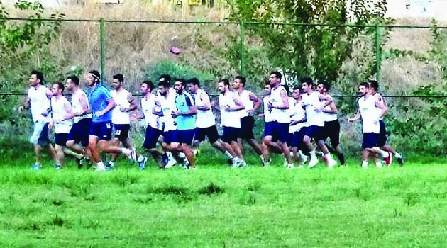 Kiremithanespor kendi  tesisinde çalışıyor