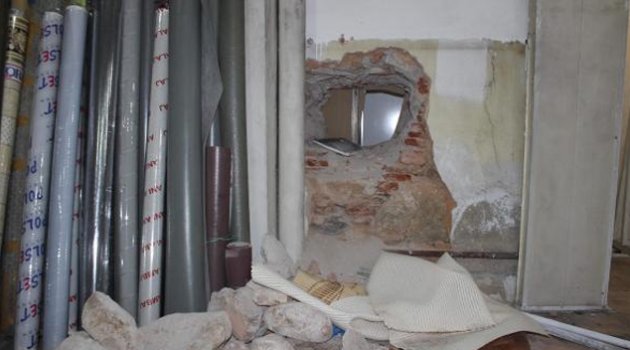 Köstebek hırsızlar amaçlarına ulaşamadan kaçtı
