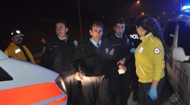 Kovalamaca kazayla bitti: 2 polis yaralandı