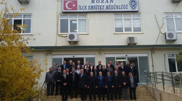 Kozan’da din görevlilerinden emniyete ziyaret