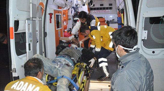 Kozan’da trafik kazası: 2 ağır yaralı