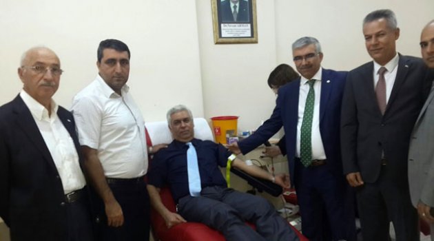 Kültür ve Turizm İl Müdürlüğünden kan bağışı