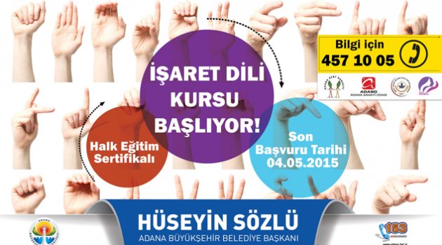 Kurumlar arası iş birliğiyle işaret dili kursu