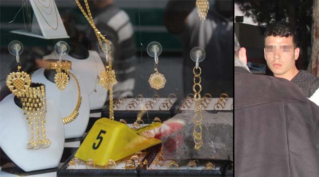 Kuyumcu soyguncusunu parke taşındaki DNA yakalattı