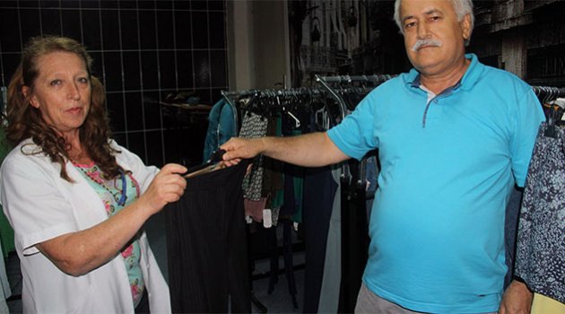 Lisede açılan "Dilek Dükkanı"nda 300 öğrenci giydirildi
