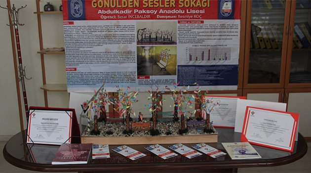Liseli gencin "Gönülden Sesler Sokağı" projesi