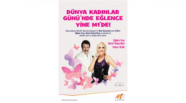 M1 ADANA AVM’DEN ŞİİR VE MÜZİK DOLU KADINLAR GÜNÜ ETKİNLİĞİ