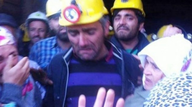 Mahsur kalan işçi 23 saat sonra kurtarıldı