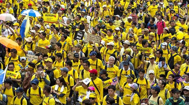 Malezya’daki sokak protestoları büyüyor