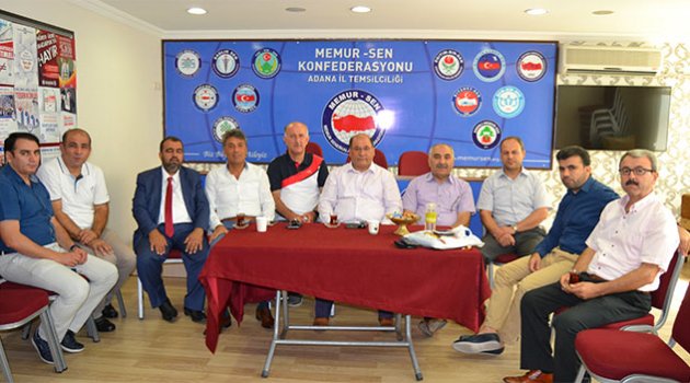 Memur-Sen Adana İl Temsilciliği'nde bayramlaşma