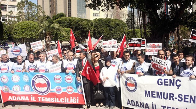 Memur-Sen terörü protesto etti