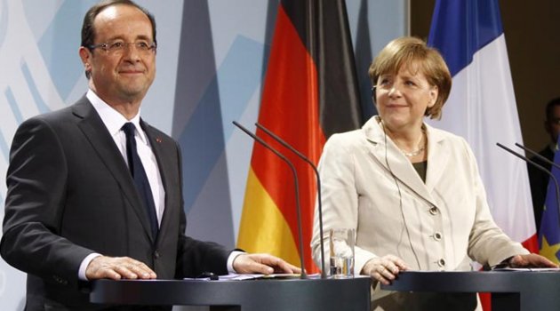 Merkel ve Hollande yarın Yunanistan’ı görüşmek için bir araya geliyor