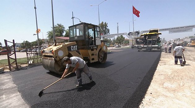 Metal Sanayi Sitesi’ne 50 bin ton asfalt