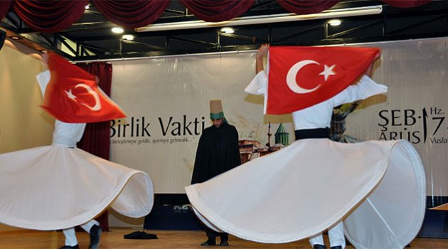 Mevlana’yı anma etkinliğinde birlik mesajı verildi
