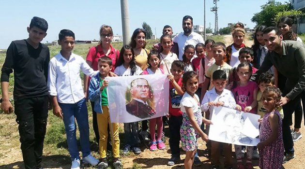 Mevsimlik tarım işçilerinin  çocukları tiyatro ile buluştu