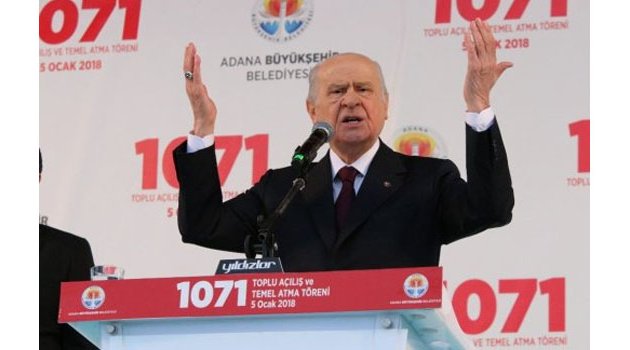 Mhp Lideri Bahçeli Adana’da