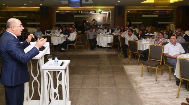 MHP’liler muhtarlar ile buluştu
